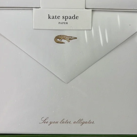 **SOLD**Kate Spade Word Icon Stationery - 5 notecard - Picture 5 of 7